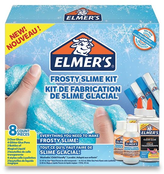 Slime-készítés Elmer's Frosty Slime Kit készlet slime készítéséhez