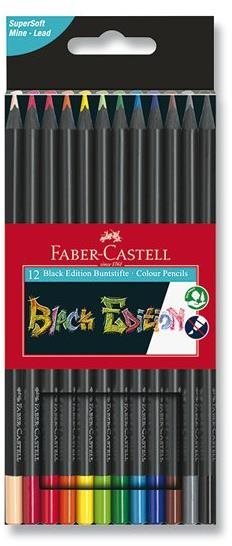 Színes ceruza Faber-Castell Black Edition 12 színű