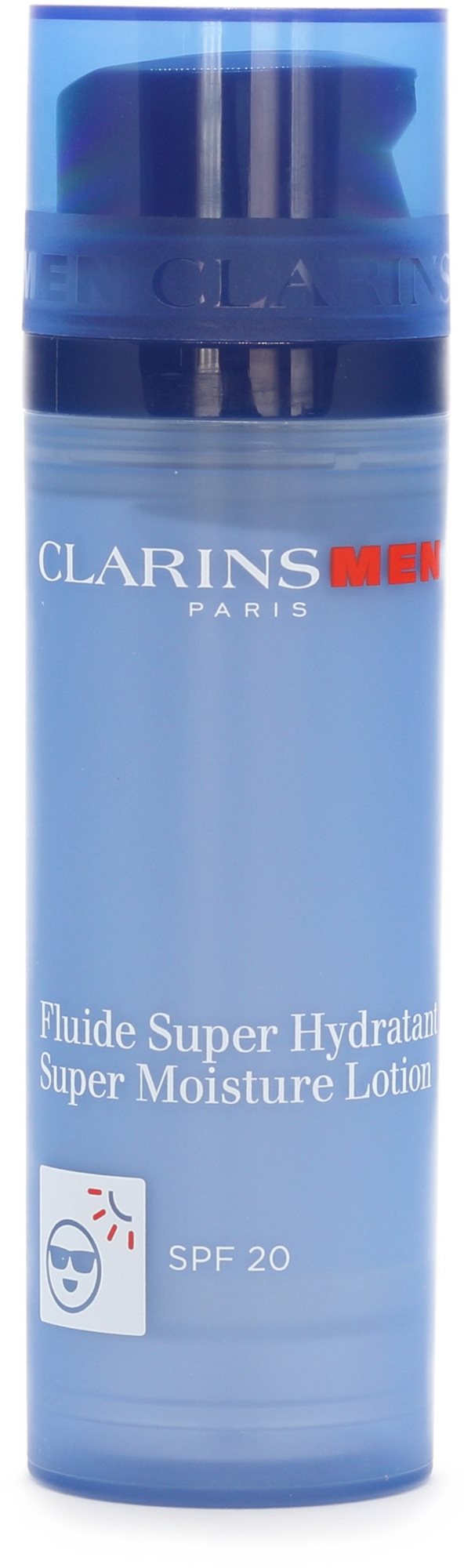 Arcápoló fluid CLARINS Men Super Moisture Lotion SPF20 50 ml