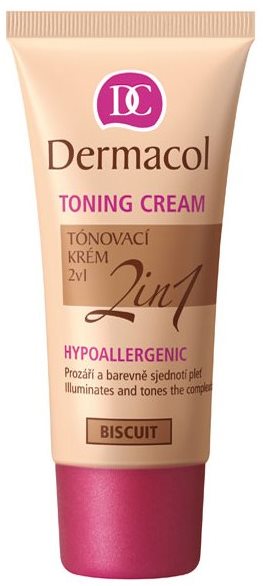 BB krém DERMACOL Tonizáló krém 2in1 - Keksz 30 ml