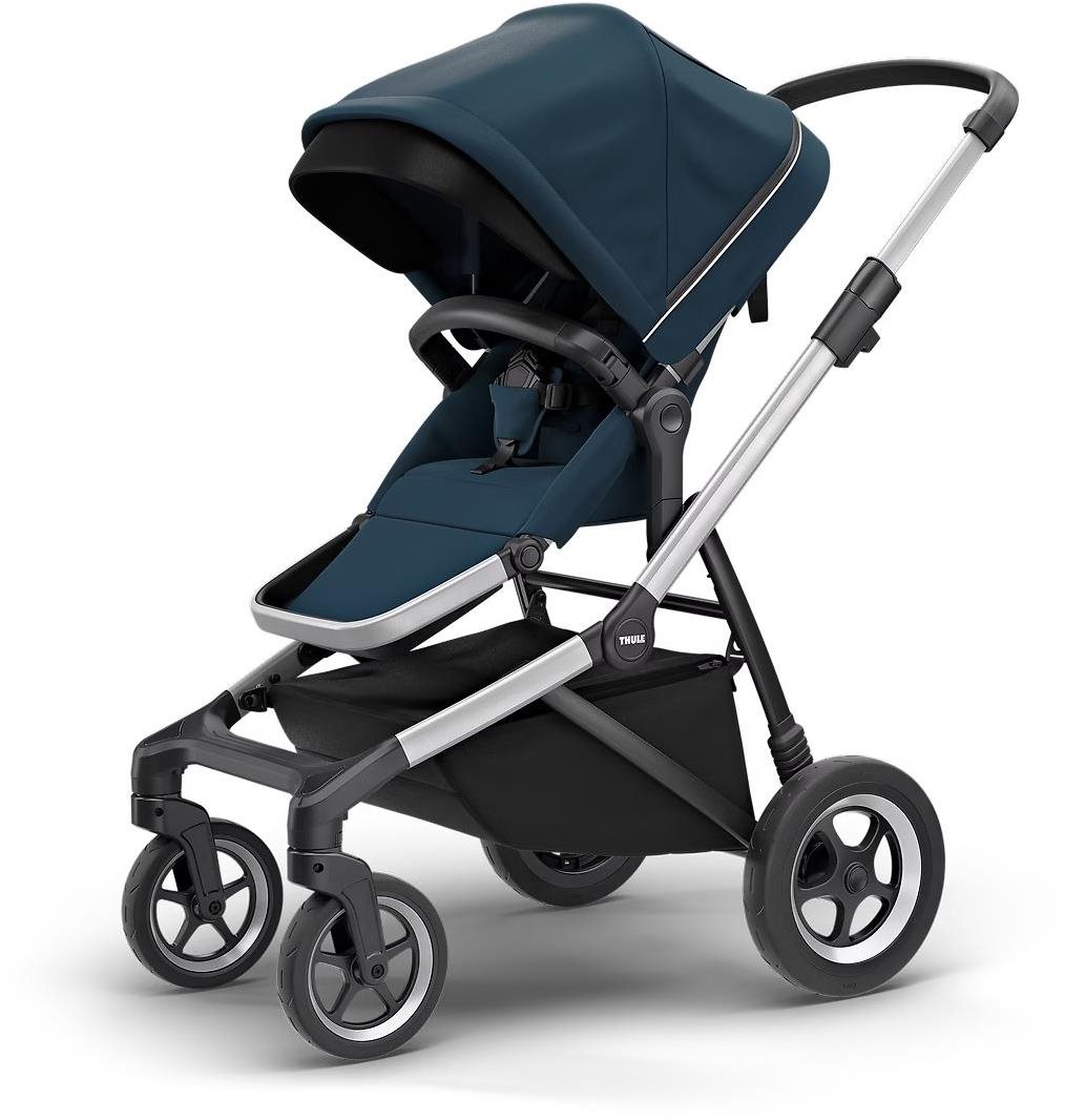 Babakocsi Thule Sleek Navy Blue on Aluminum