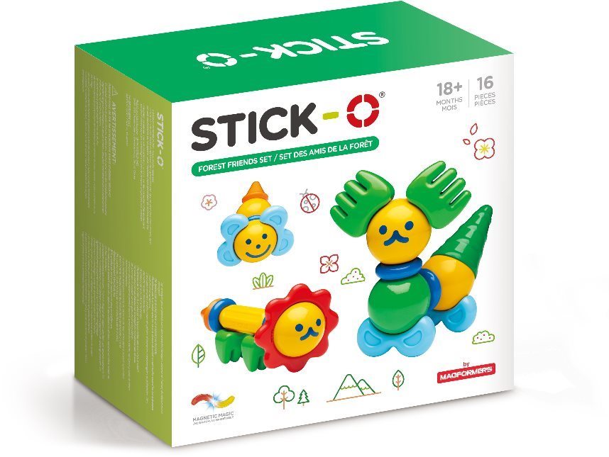 Építőjáték Magformers - Stick-O Erdei lények