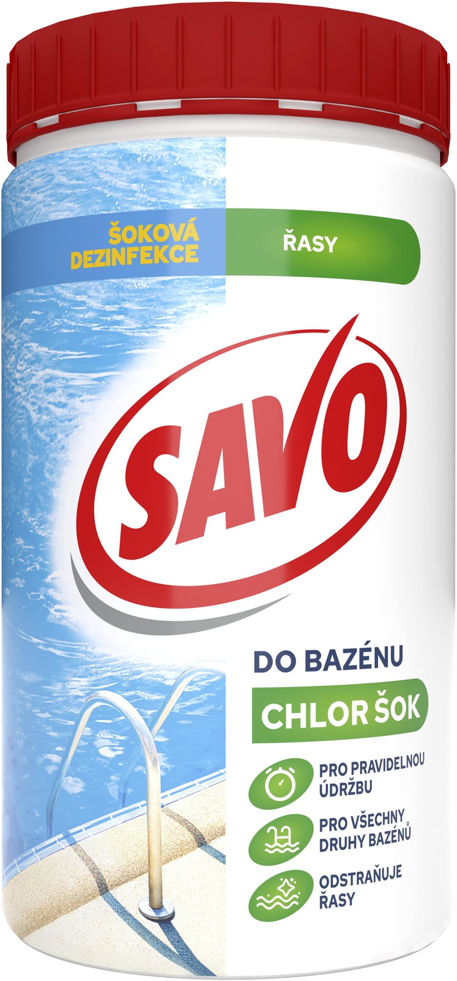 Medencetisztítás SAVO medence - Chlor (klór) sokk 0