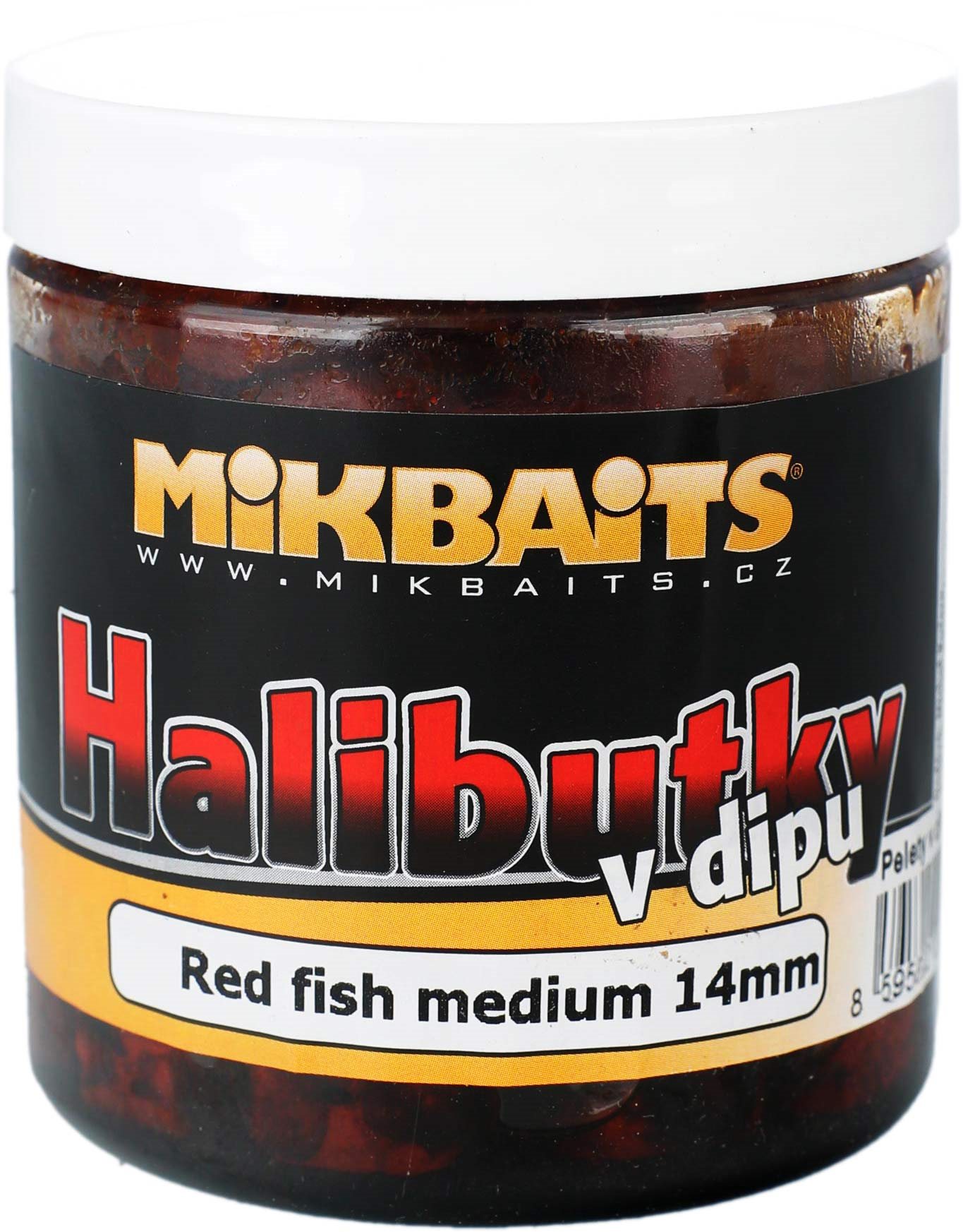 Pellet Mikbaits Halibut dip vörös hal