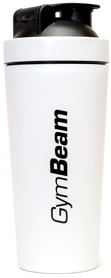 Shaker GymBeam Steel White 750 ml