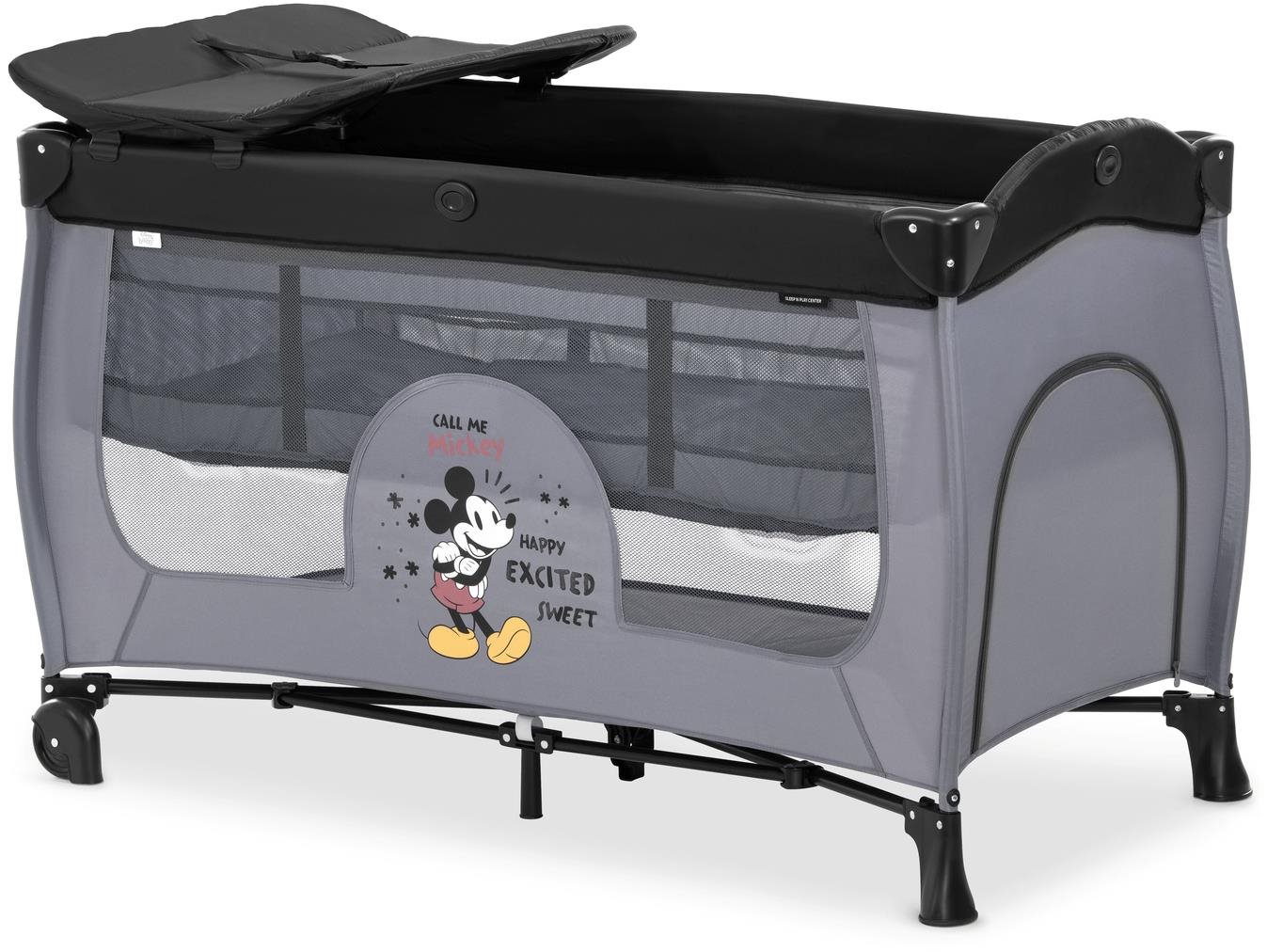 Utazóágy Hauck Sleep N Play Center Mickey Mouse Grey