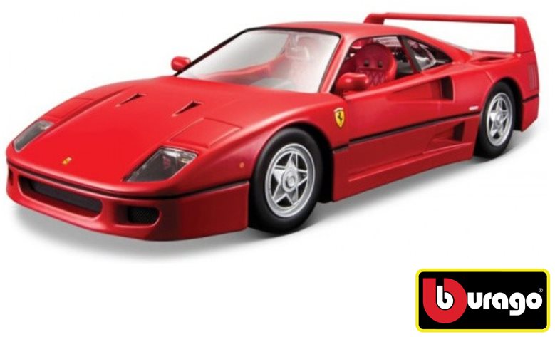 Autó makett Bburago Ferrari F40 Red