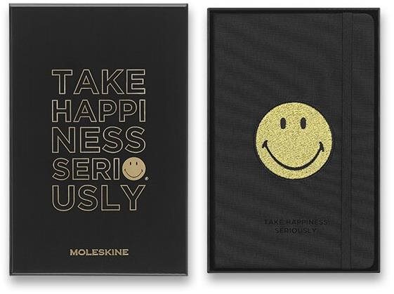 Jegyzetfüzet Moleskine Smiley L