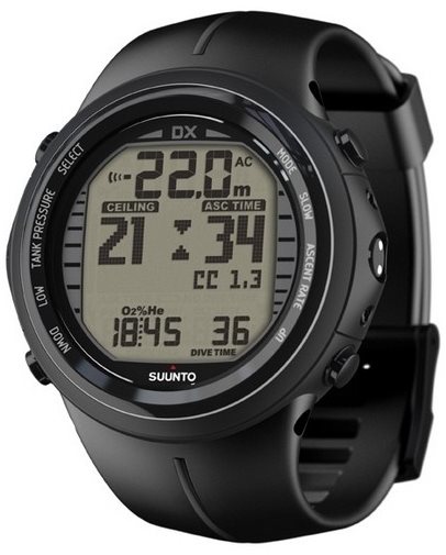 Búvárkomputer Suunto DX Elastomer + USB