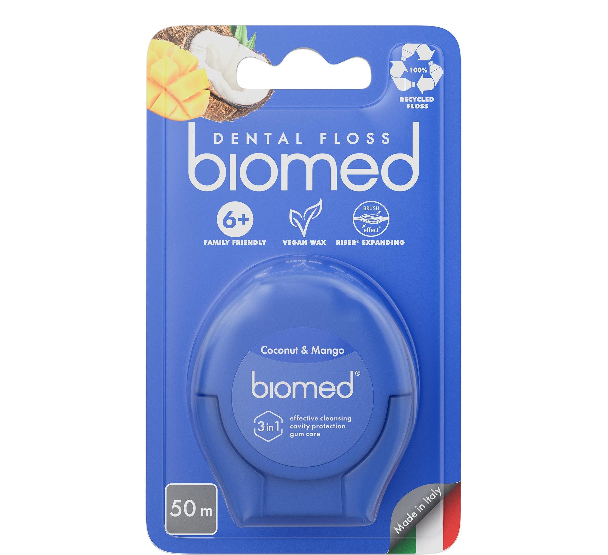 Fogselyem BIOMED Coconut and Mango 50m