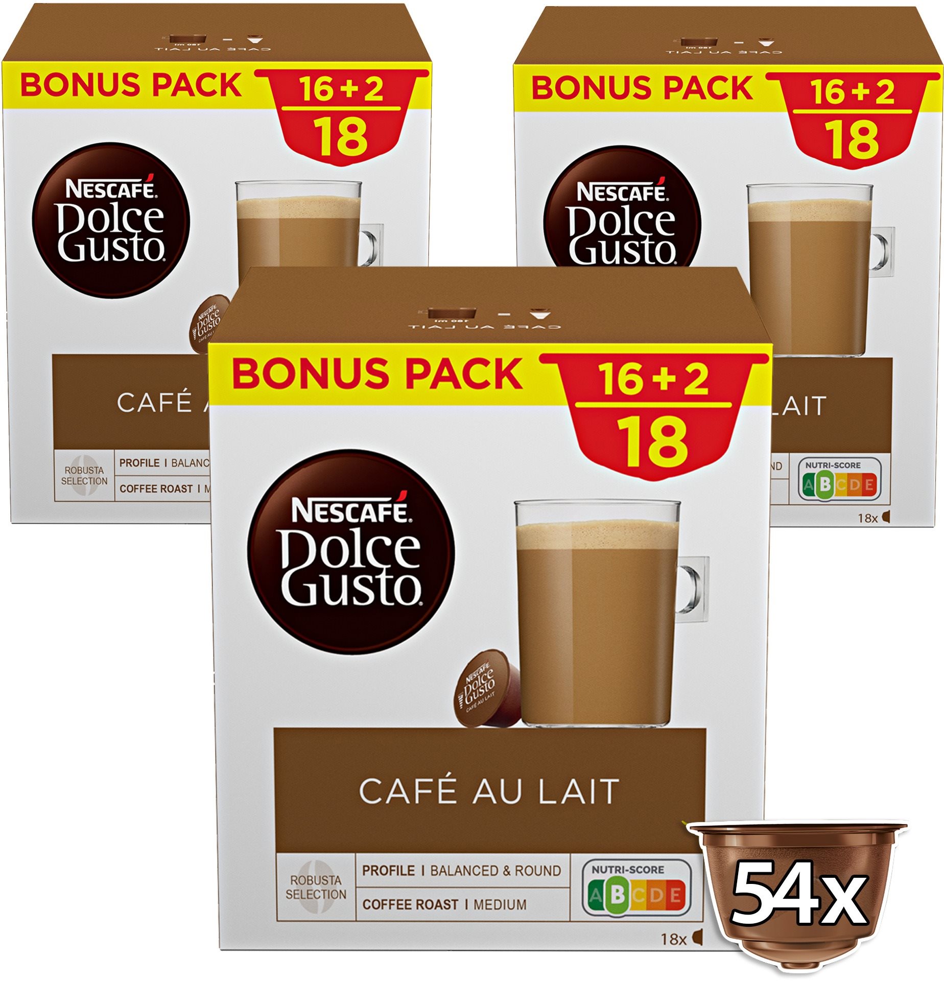 Kávékapszula NESCAFÉ® Dolce Gusto® Café au Lait