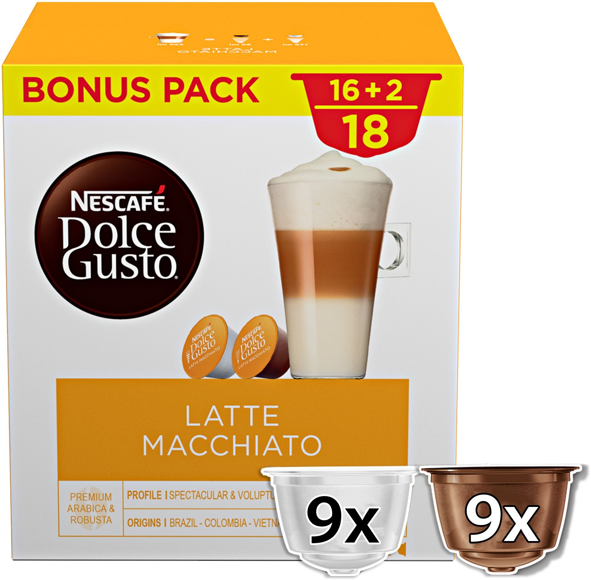 Kávékapszula NESCAFÉ® Dolce Gusto® Latte Macchiato