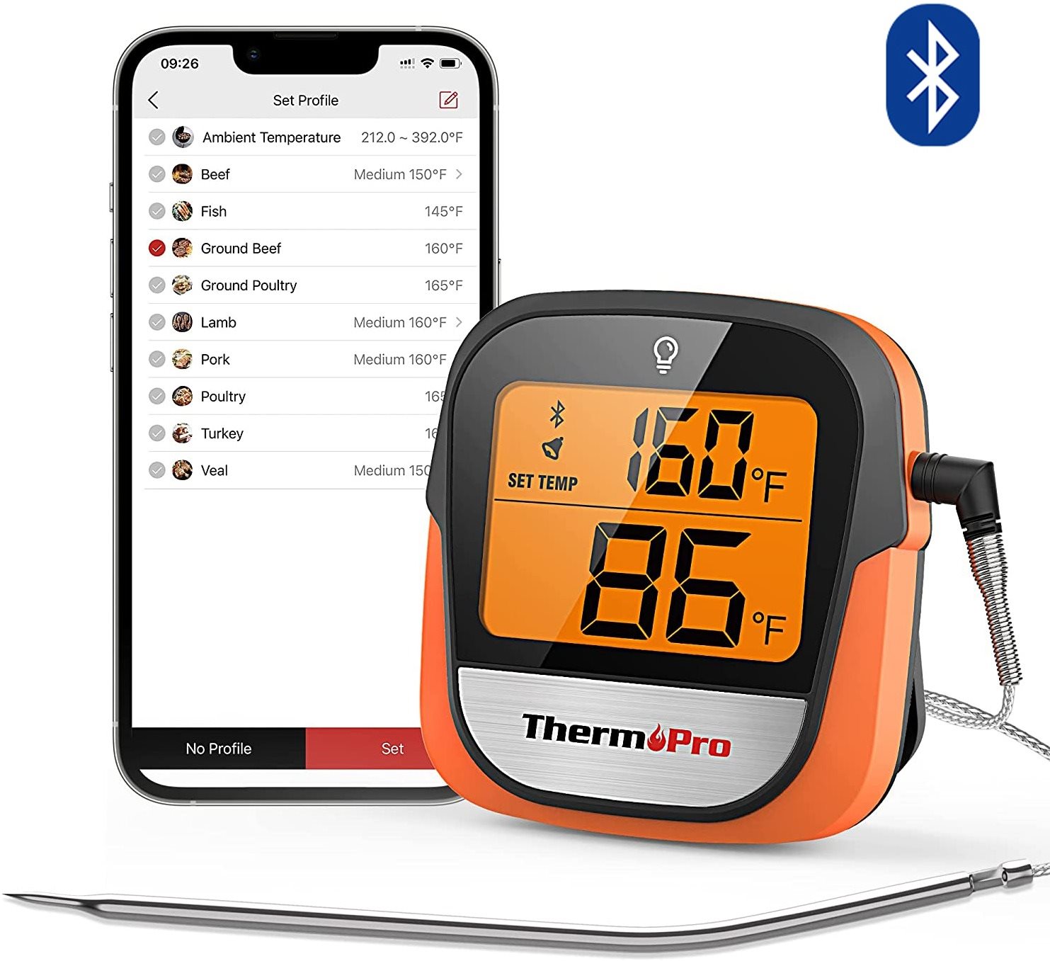 Konyhai hőmérő ThermoPro TP901