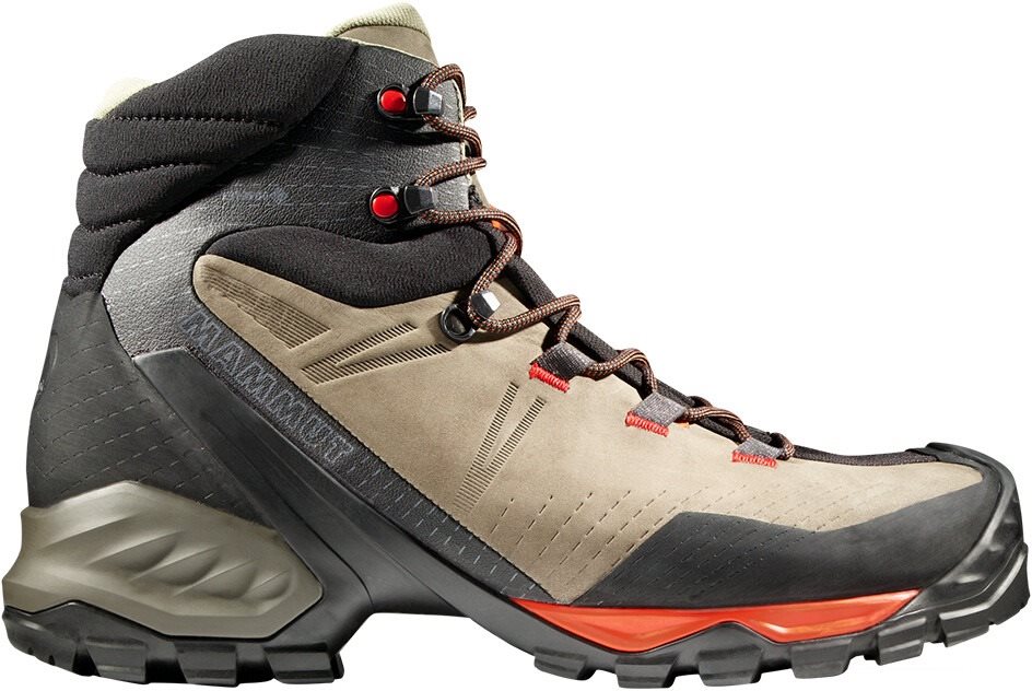 Trekking cipő Mammut Trovat Tour High GTX® Men Asphalt-Hot red