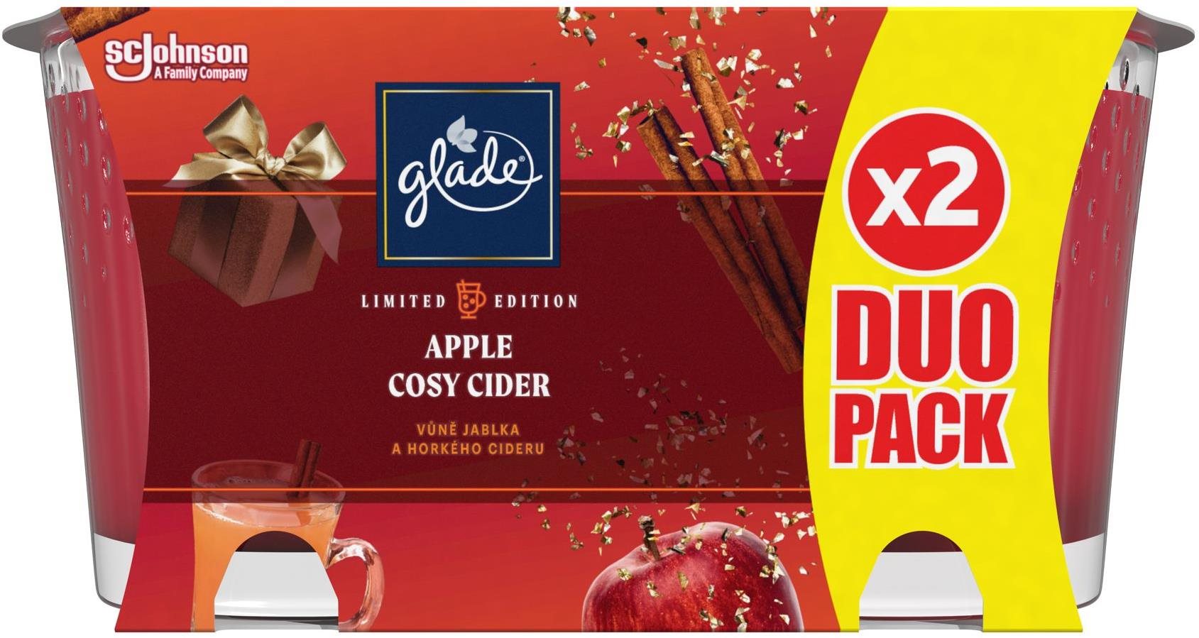 Gyertya GLADE Apple Cider duo 2× 129 g