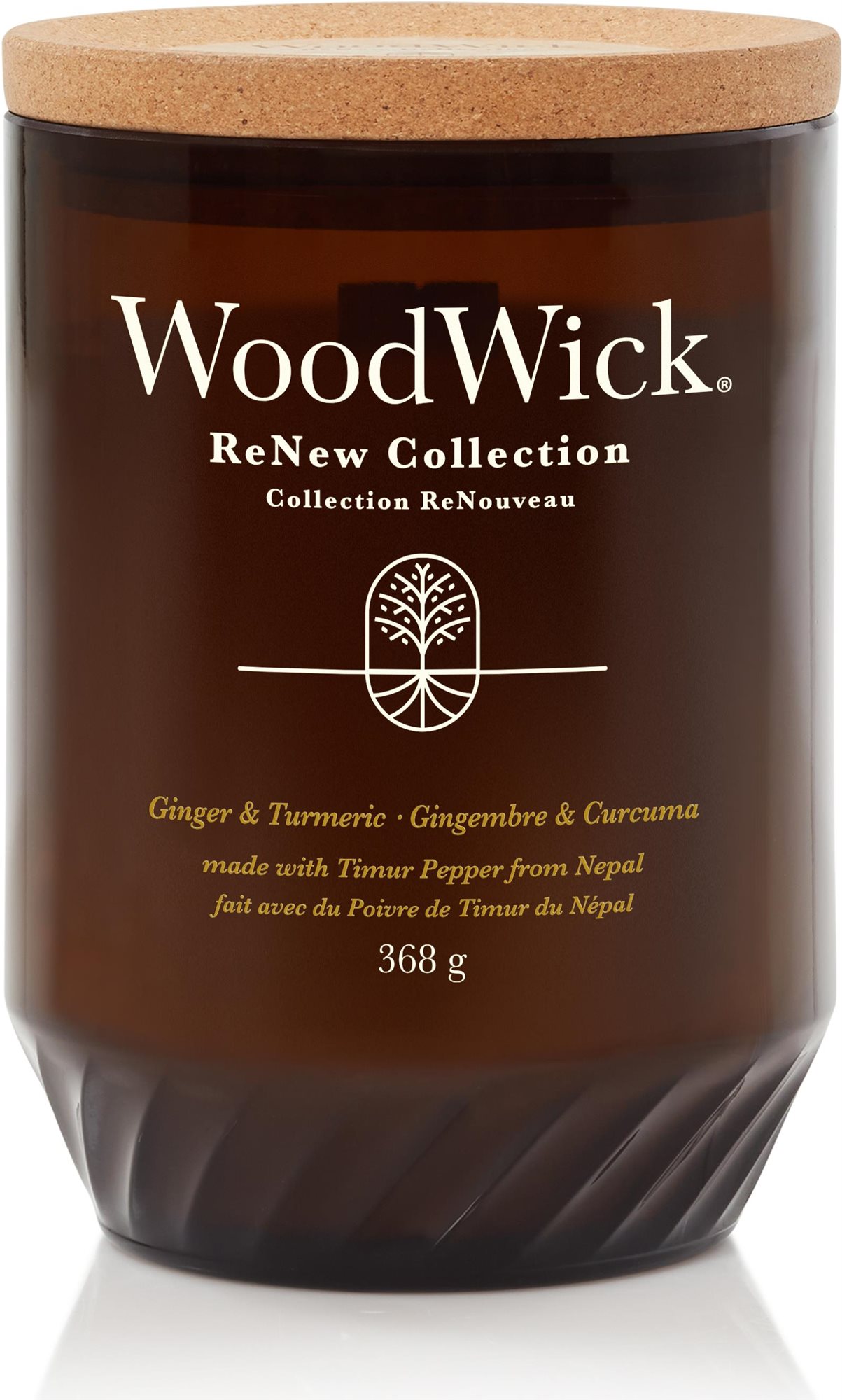 Gyertya WoodWick Renew Ginger & Turmeric 368 g