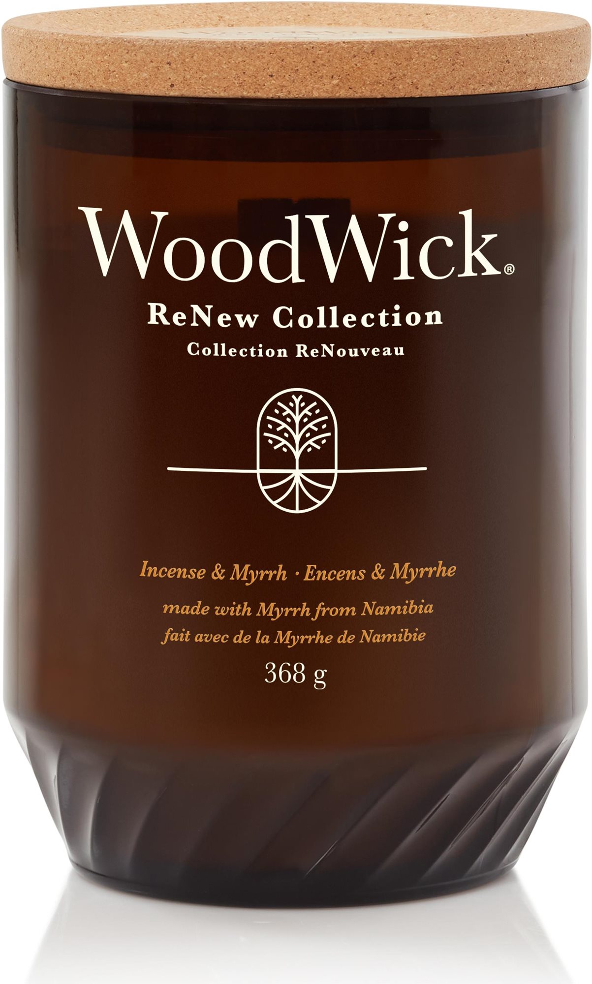 Gyertya WoodWick Renew Incense & Myrrh 368 g