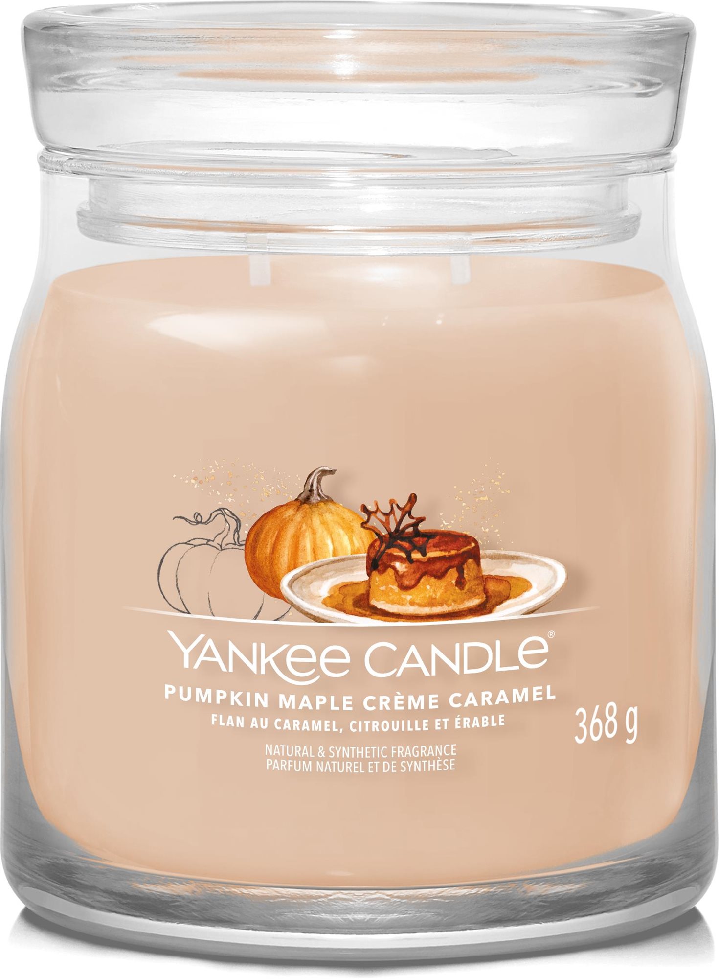 Gyertya Yankee Candle Sig Pumpkin Maple Creme Caramel 368 g