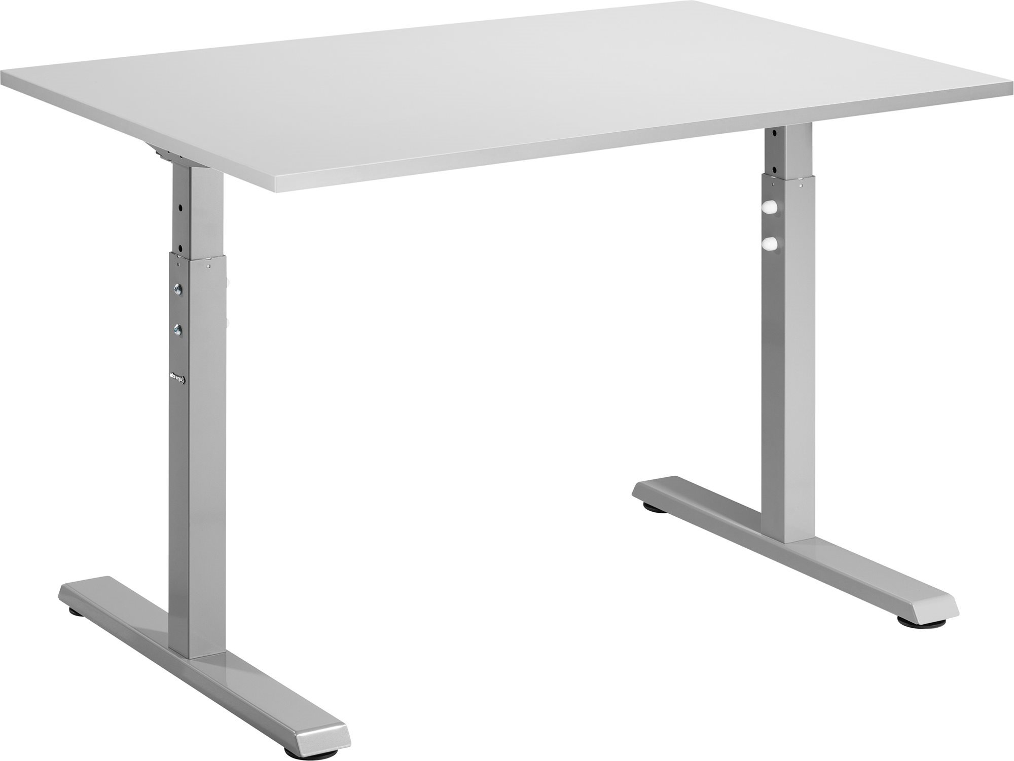 Íróasztal AlzaErgo Fixed Table FT1 szürke + TTE-12 120x80cm íróasztal