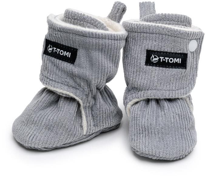 Papucs T-TOMI babacsizma Grey (3-6 hónap) WARM