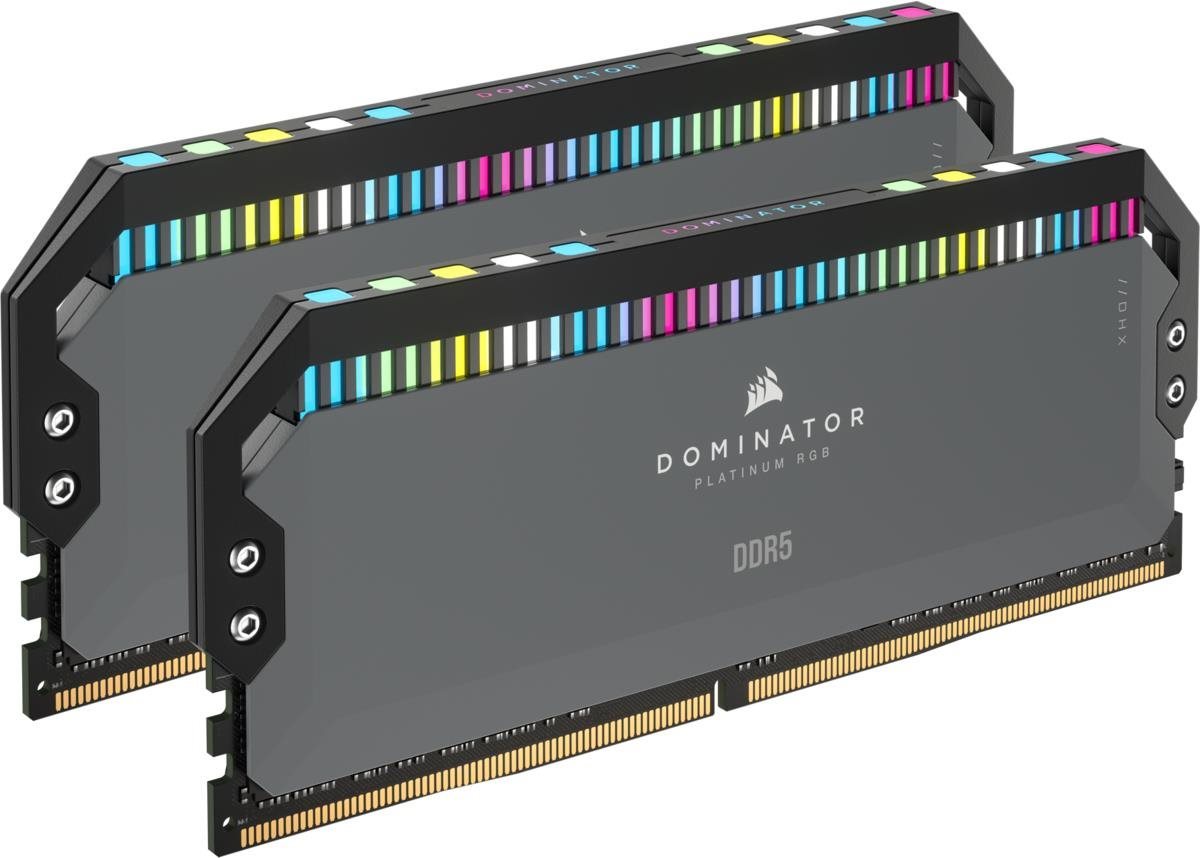 RAM memória Corsair 32GB KIT DDR5 6000MHz CL36 Dominator Platinum RGB Grey for AMD