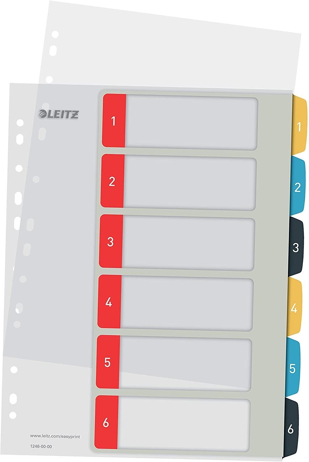 Regiszter Leitz Cosy A4 1-6