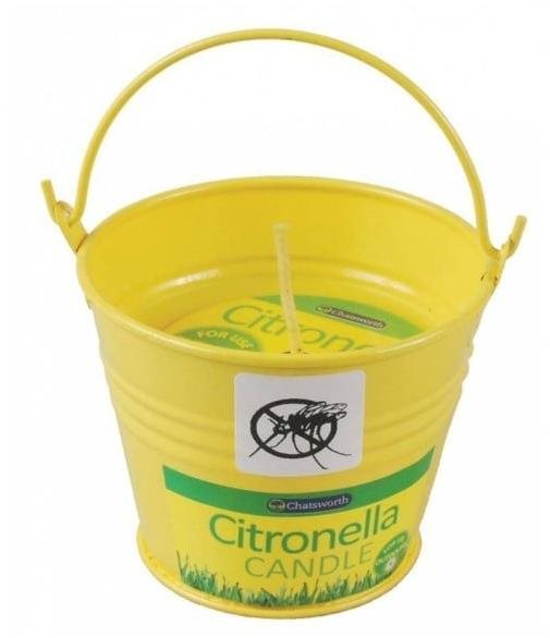 Rovarriasztó gyertya CITRONELLA Chatsworth szúnyoggyertya 130 g