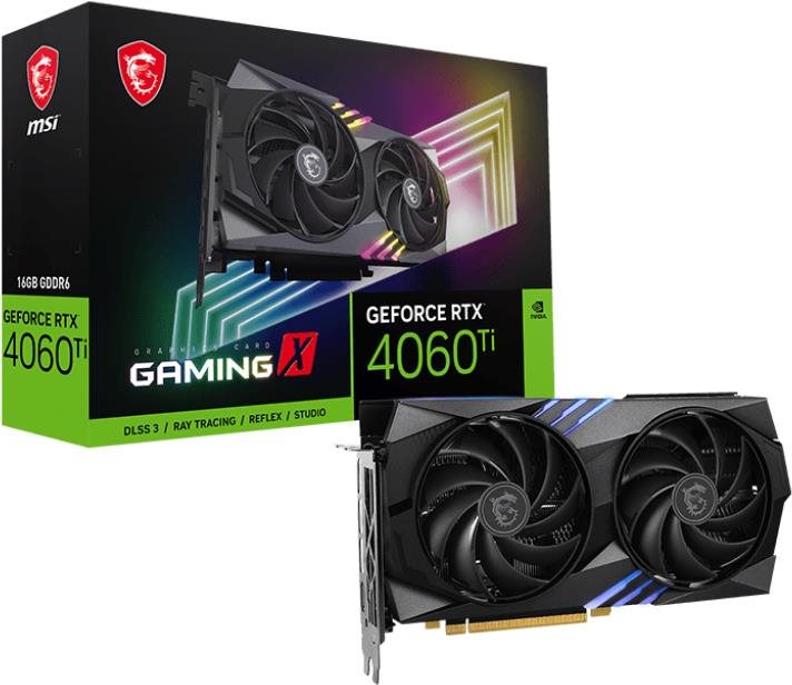 Videókártya MSI GeForce RTX 4060 Ti GAMING X 16G