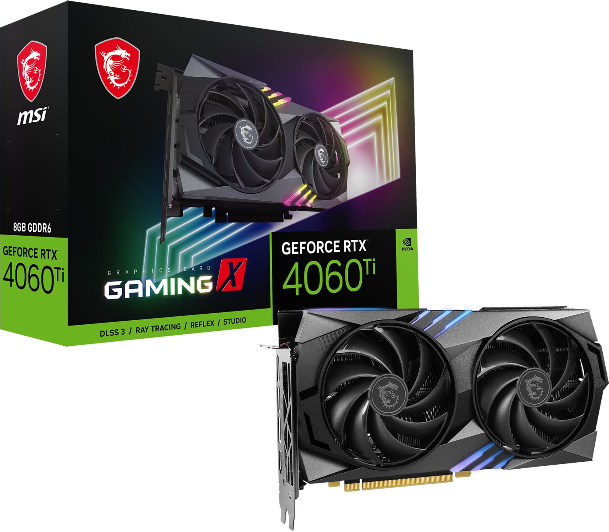 Videókártya MSI GeForce RTX 4060 Ti GAMING X 8G