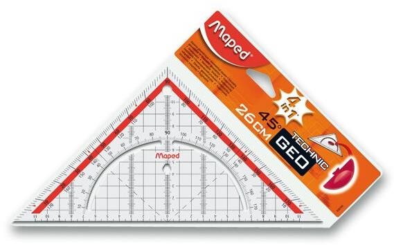 Vonalzó MAPED Technic 26 cm